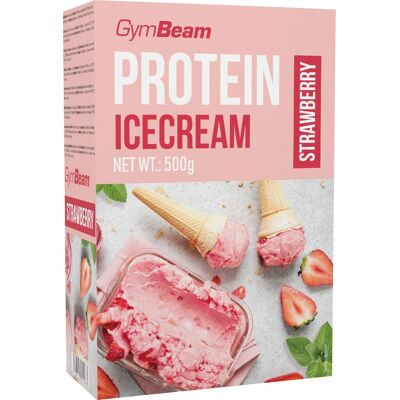 GYMBEAM Proteínová zmrzlina Protein Ice Cream jahoda 500 g GYMBEAM Proteínová zmrzlina Protein Ice Cream jahoda 500 g