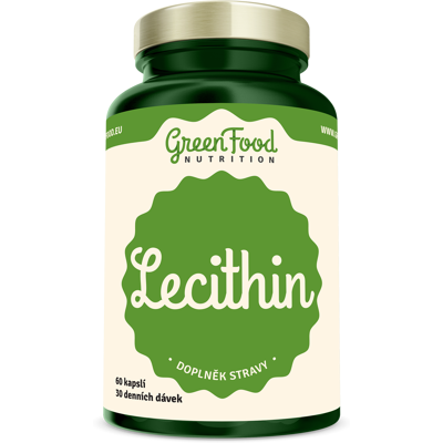 GREENFOOD NUTRITION Lecithin + Vitamin E 60 kapsúl GREENFOOD NUTRITION Lecithin + Vitamin E 60 kapsúl