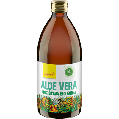 WOLFBERRY Aloe vera šťava 100 % BIO, 500 ml WOLFBERRY Aloe vera šťava 100 % BIO, 500 ml