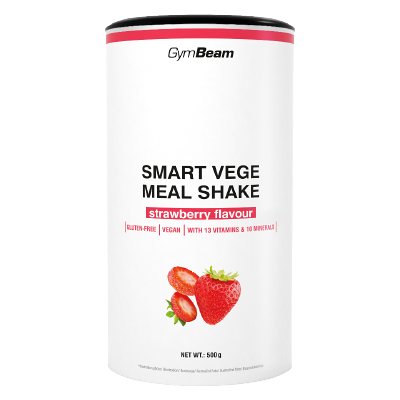 GYMBEAM Smart Vege Meal Shake jahoda 500 g GYMBEAM Smart Vege Meal Shake jahoda 500 g