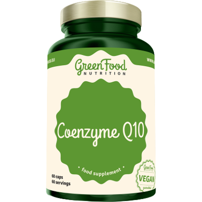 GREENFOOD NUTRITION Coenzym Q10 60 kapsúl GREENFOOD NUTRITION Coenzym Q10 60 kapsúl