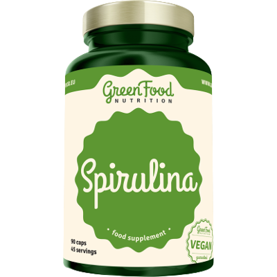 GREENFOOD NUTRITION Spirulina 90 kapsúl GREENFOOD NUTRITION Spirulina 90 kapsúl