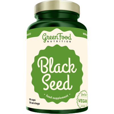 GREENFOOD NUTRITION Black Seed Čierna rasca 90 kapsúl GREENFOOD NUTRITION Black Seed Čierna rasca 90 kapsúl