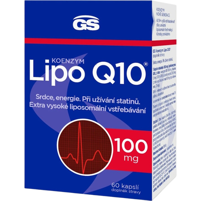 GS Koenzým Lipo Q10 100mg 60 kapsúl GS Koenzým Lipo Q10 100mg 60 kapsúl