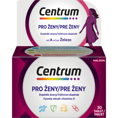 CENTRUM pre ženy multivitamín 30 tabliet CENTRUM pre ženy multivitamín 30 tabliet