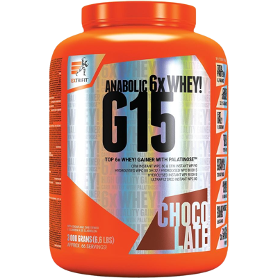 EXTRIFIT G 15 Anabolic Gainer čokoláda 3000 g EXTRIFIT G 15 Anabolic Gainer čokoláda 3000 g