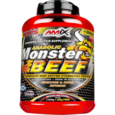 AMIX Anabolic Monster BEEF 90% Proteín Forest fruits 1000 g AMIX Anabolic Monster BEEF 90% Proteín Forest fruits 1000 g