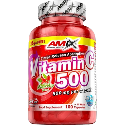 AMIX Vitamin C 500 mg 125 kapsúl AMIX Vitamin C 500 mg 125 kapsúl