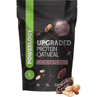 POWERLOGY Upgraded Protein Oatmeal Cacao and Peanut 350 g POWERLOGY Upgraded Protein Oatmeal Cacao and Peanut 350 g