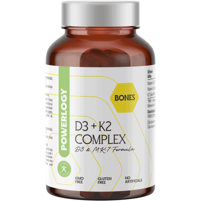 POWERLOGY D3 + K2 Complex 60 kapsúl POWERLOGY D3 + K2 Complex 60 kapsúl