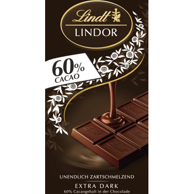 LINDT Lindor Tablet 60% 100 g LINDT Lindor Tablet 60% 100 g