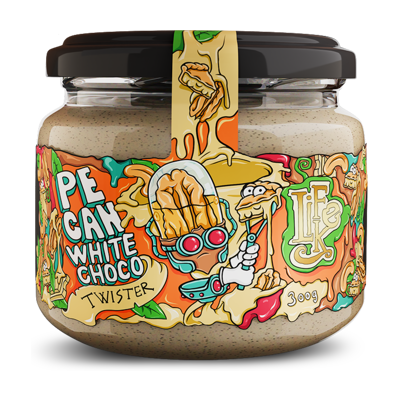 LIFELIKE Twister pekanový orech biela čokoláda 1 x 300 g LIFELIKE Twister pekanový orech biela čokoláda 1 x 300 g