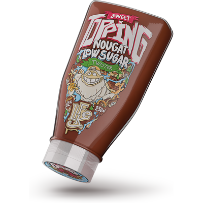 LIFELIKE Topping Twister nugát low sugar 1 x 250 g LIFELIKE Topping Twister nugát low sugar 1 x 250 g