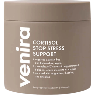 VENIRA Cortisol stop stress support 60 kapsúl VENIRA Cortisol stop stress support 60 kapsúl