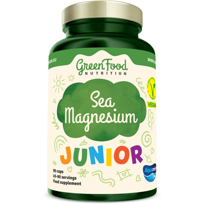 GREENFOOD NUTRITION Junior Sea Magnesium 90 kapsúl GREENFOOD NUTRITION Junior Sea Magnesium 90 kapsúl