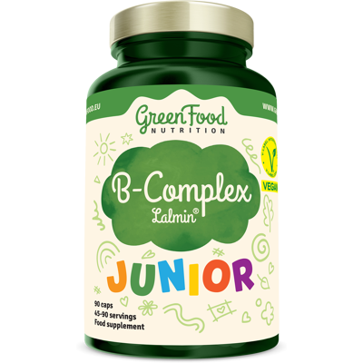 GREENFOOD NUTRITION Junior B-complex Lalmin® 90 kapsúl GREENFOOD NUTRITION Junior B-complex Lalmin® 90 kapsúl