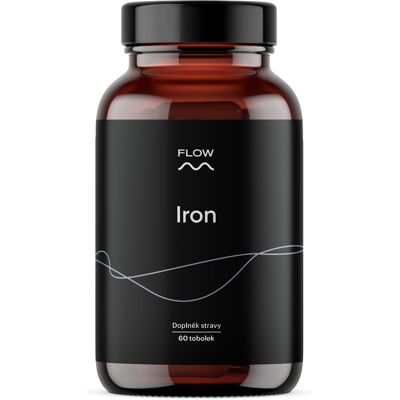 FLOW Iron 60 tvrdých kapsúl FLOW Iron 60 tvrdých kapsúl