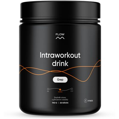 FLOW Intraworkout drink - Prírodný grep 740 g FLOW Intraworkout drink - Prírodný grep 740 g