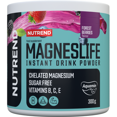NUTREND Magneslife instant drink powder lesné plody 300 g NUTREND Magneslife instant drink powder lesné plody 300 g