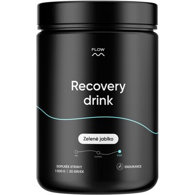 FLOW Recovery drink zelené jablko 2.0 1000 g FLOW Recovery drink zelené jablko 2.0 1000 g