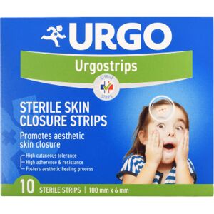 URGO Strips Fixační náplasťové stehy 100x6mm 10 ks URGO Strips Fixační náplasťové stehy 100x6mm 10 ks