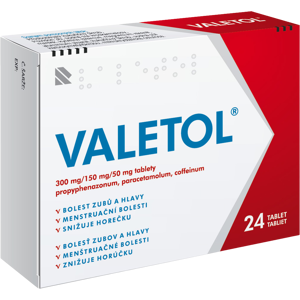 VALETOL na bolesť 24 tabliet VALETOL na bolesť 24 tabliet