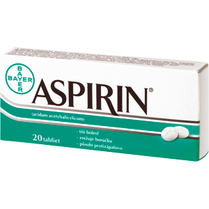 ASPIRIN ® 500 mg, 20 tabliet ASPIRIN ® 500 mg, 20 tabliet