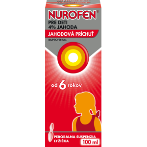 NUROFEN pre deti 4% jahoda 100 ml NUROFEN pre deti 4% jahoda 100 ml