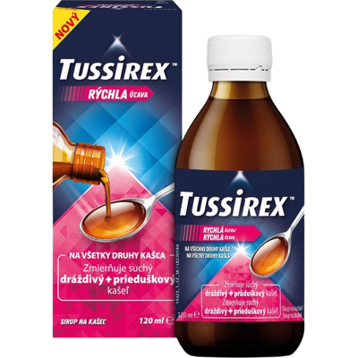TUSSIREX Sirup na kašeľ 120 ml TUSSIREX Sirup na kašeľ 120 ml