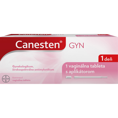 CANESTEN GYN 1 deň 500 mg, 1 tabliet CANESTEN GYN 1 deň 500 mg, 1 tabliet
