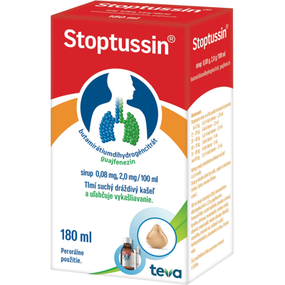 STOPTUSSIN sirup 180 ml STOPTUSSIN sirup 180 ml