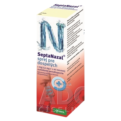SEPTANAZAL sprej pre dospelých aer nao 10 ml SEPTANAZAL sprej pre dospelých aer nao 10 ml