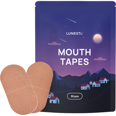LUNESTO Mouth Tapes - pásky na ústa proti chrapaniu - béžová 30 ks LUNESTO Mouth Tapes - pásky na ústa proti chrapaniu - béžová 30 ks