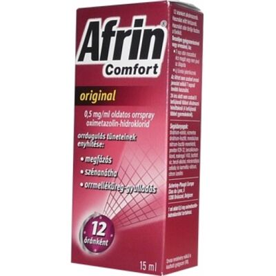 AFRIN 0,5 mg/ml nosový sprej 15 ml AFRIN 0,5 mg/ml nosový sprej 15 ml