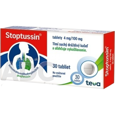 TEVA STOPTUSSIN tbl 1x30 ks TEVA STOPTUSSIN tbl 1x30 ks