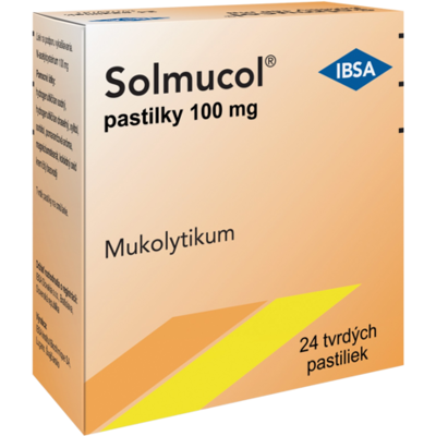 SOLMUCOL 100 mg 24 pastiliek SOLMUCOL 100 mg 24 pastiliek