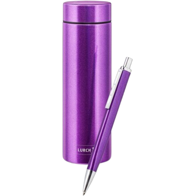 LURCH Termo fľaša do kabelky s objemom 0,3 l + zadarmo Staedtler propiska fialová limitovaná edícia LURCH Termo fľaša do kabelky s objemom 0,3 l + zadarmo Staedtler propiska fialová limitovaná edícia