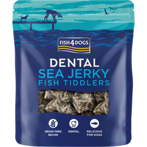 FISH4DOGS Dentálne pamlsky pre psov morská ryba - rybičky 115 g FISH4DOGS Dentálne pamlsky pre psov morská ryba - rybičky 115 g
