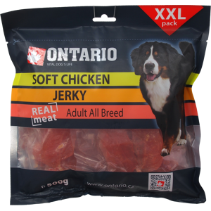 ONTARIO Pochúťka mäkké kuracie prúžky 500 g ONTARIO Pochúťka mäkké kuracie prúžky 500 g