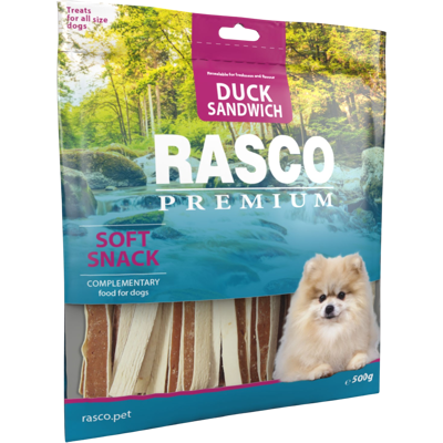 RASCO Pochúťka Premium Kačací, sendvič 500 g RASCO Pochúťka Premium Kačací, sendvič 500 g