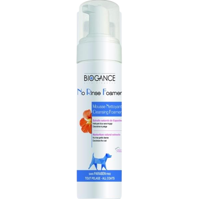 BIOGANCE No rinse foamer dog - pre psov 200 ml BIOGANCE No rinse foamer dog - pre psov 200 ml