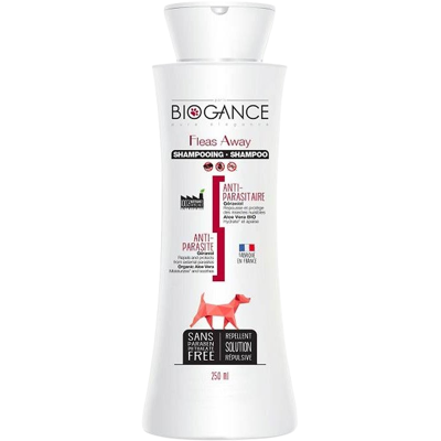 BIOGANCE šampón Fleas away dog - antiparazitný 250 ml BIOGANCE šampón Fleas away dog - antiparazitný 250 ml
