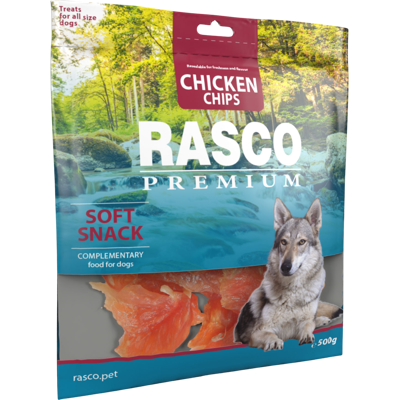 RASCO Pochúťka Premium kuracie, plátky 500 g RASCO Pochúťka Premium kuracie, plátky 500 g