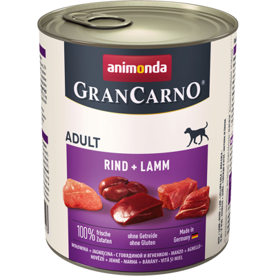 ANIMONDA Konzerva Gran Carno Adult s hovädzím a jahňacím mäsom 800 g ANIMONDA Konzerva Gran Carno Adult s hovädzím a jahňacím mäsom 800 g