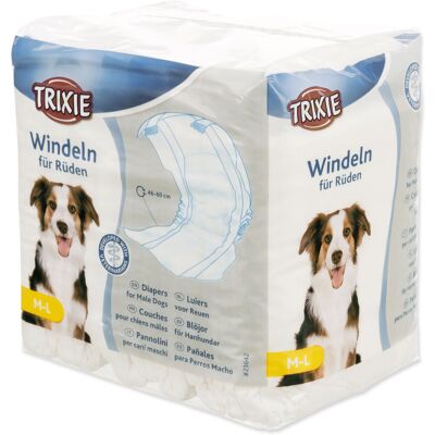 TRIXIE Plienka pooperačné pre psov, veľ. L–XL 12 ks TRIXIE Plienka pooperačné pre psov, veľ. L–XL 12 ks