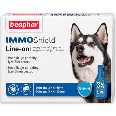 BEAPHAR Line-on IMMO Shield pre psy M 3 x 3 ml BEAPHAR Line-on IMMO Shield pre psy M 3 x 3 ml