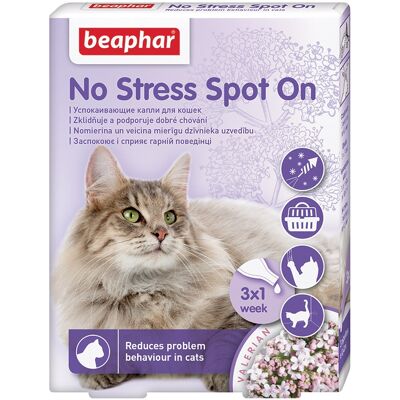 BEAPHAR No Stress Spot on pre mačky 3 x 0.4 ml BEAPHAR No Stress Spot on pre mačky 3 x 0.4 ml