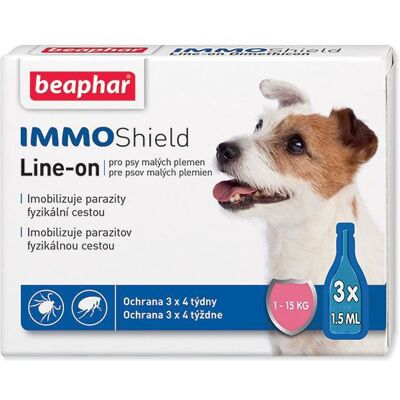 BEAPHAR Line-on IMMO Shield pre psy S 3 x 1.5 ml BEAPHAR Line-on IMMO Shield pre psy S 3 x 1.5 ml