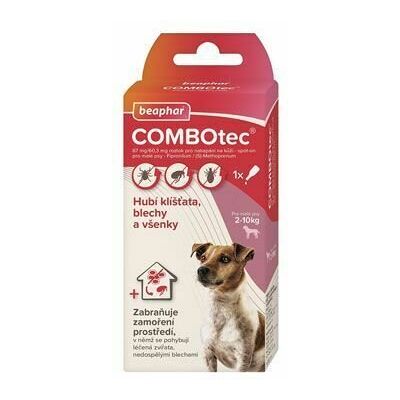 BEAPHAR Combotec Spot-on pre malé psy 0.67 ml BEAPHAR Combotec Spot-on pre malé psy 0.67 ml