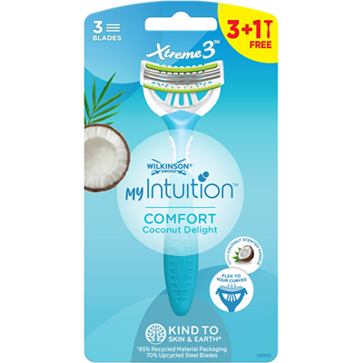 WILKINSON SWORD MY Intuition comfort coconut delight jednorazový holiaci strojček 4 ks WILKINSON SWORD MY Intuition comfort coconut delight jednorazový holiaci strojček 4 ks